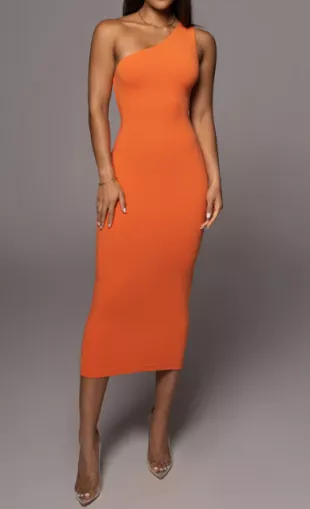 Meara One-Shoulder Dress