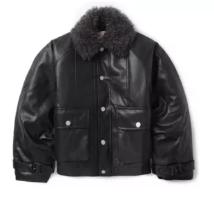Faux-Leather Jacket