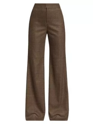 Deanna Glen Plaid Bootcut Pants