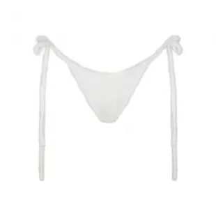 SKIMS Fits Everybody lace-trimmed stretch thong - Marble