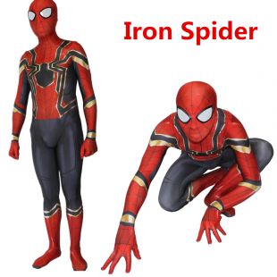 Spiderman Homecoming Cosplay Costume Zentai Fer Spider Man Super Héros Body Costume Combinaisons dans Costumes de TV & de film pour hommes de Nouveauté & Usage Spécial sur AliExpress.com | Alibaba Group