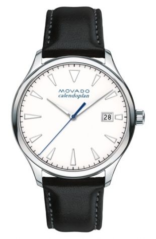 Movado 'Heritage' Leather Strap Watch, 40mm | Nordstrom