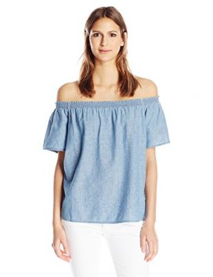 Joie - Joie Women's Amesti B Blouse, Chambray, M