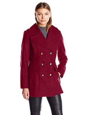 BCBGeneration Women's Military Wool Peacoat