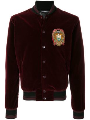 Dolce & Gabbana Veste Bomber à Patch Logo Brodé   Farfetch