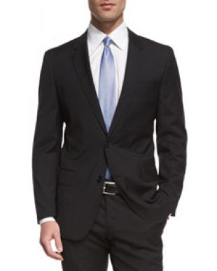 BOSS Huge Genius Slim Fit Basic Suit, Black