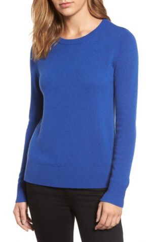 Halogen® Crewneck Cashmere Sweater (Regular & Petite) | Nordstrom
