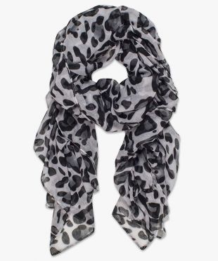 Foulard imprimé léopard