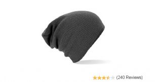 Beechfield - Bonnet Souple Taille Unique - Gris, Taille unique (adulte)