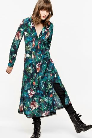 Robe imprimée Jungle