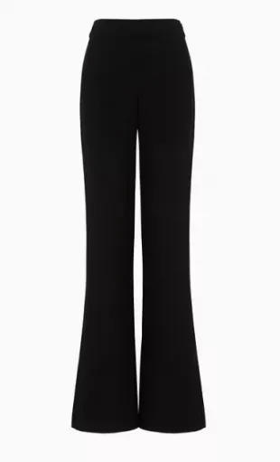 Mulberry Silk Palazzo Trousers in Black