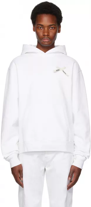 White Le Chouchou Le Hoodie Noeud Hoodie