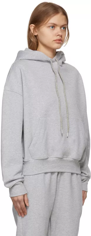 Wardrobe.Nyc - Grey Cotton Hoodie