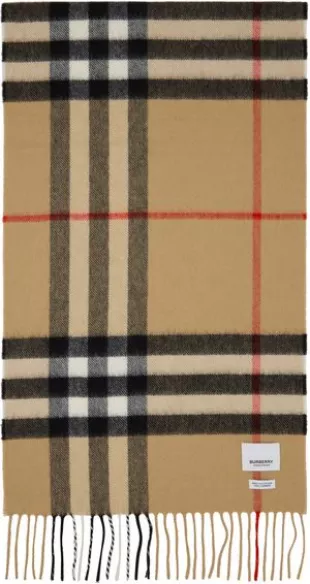Beige 'The Burberry Check' Scarf