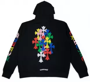 Chrome Hearts - Multi Color Cross Cemetery Hoodie