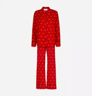 Eye Star All-Over Pyjamas in Red