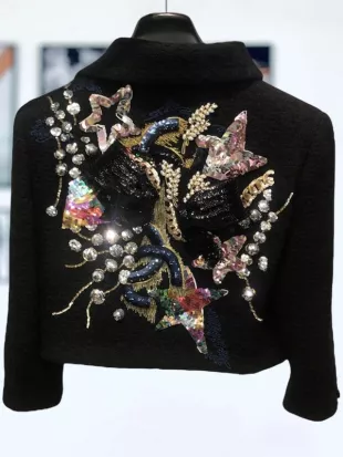 Black Embroidered Jacket