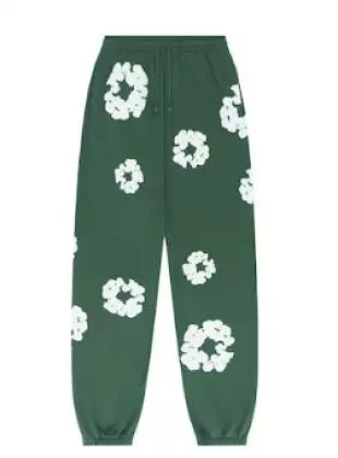 The Cotton Wreath Sweatpants Green