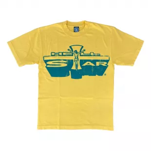 Studios Jesus Emblem Tee Yellow/Green