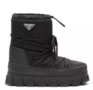 Nylon Gabardine Après Ski Boots