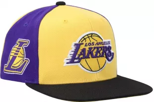 Los Angeles Lakers Mitchell & Ness On The Block Snapback Hat