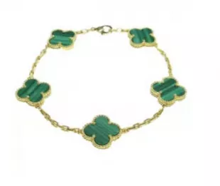 Vintage Alhambra yellow gold bracelet