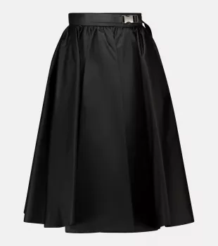 Re-Nylon Midi Skirt