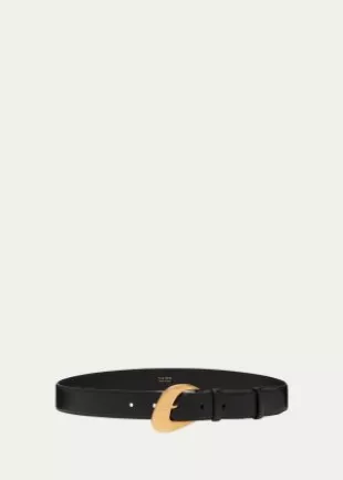 Effi Oval Buckle Leather Belt