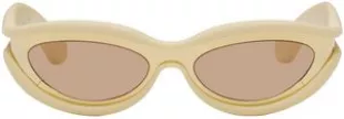 Gold & Beige Hem Sunglasses