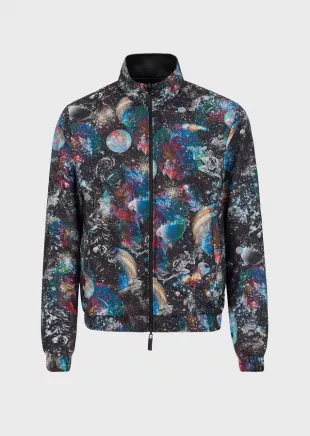 Surreal Printed Bomber