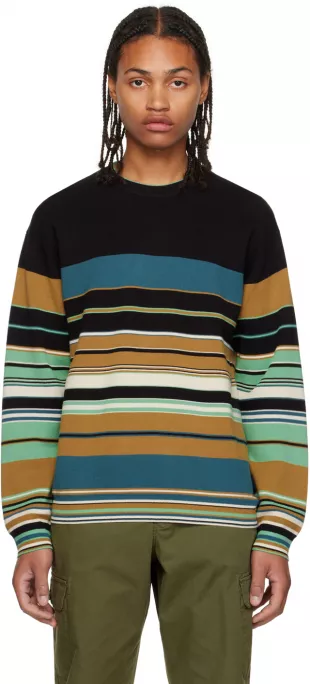 Ps By Paul Smith - Ps Paul Smith Man Sweater Black Size Xl Organic Cotton