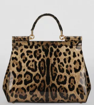 Kim Sicily Leopard Print Bag