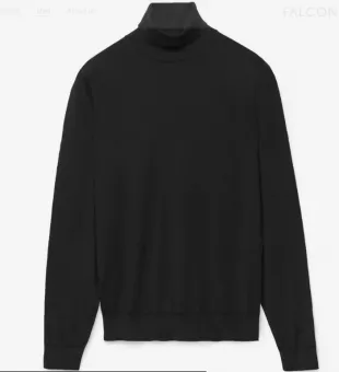 Tactleneck falconeri - Ultrafine Cashmere Turtleneck In Black