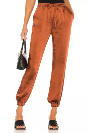 Elastic Waist Pant with Leg Cuff
