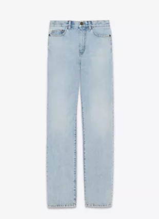 Janice Jeans In Clear Sky Blue Denim