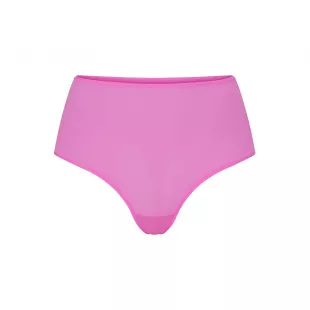 Fits Everybody High-Waisted Thong in Neon Pink