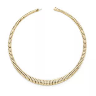Edge Yellow Gold Necklace