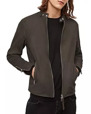 Cora Nubuck Leather Jacket