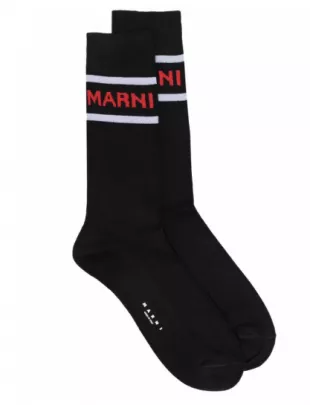 Marni - Logo Print Socks