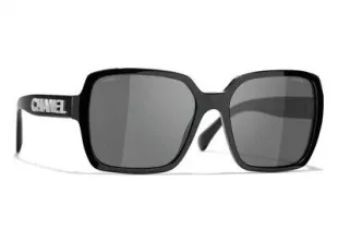CH 5408 1026S4 Black Dark Grey Lens Sunglasses New Authentic Italy  | eBay