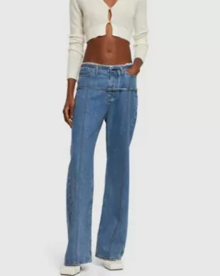 Le Haut De Nimes Caraco Wide Jeans