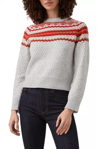 French Connection - Fair Isle Vintage-inspired Sweater