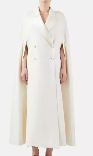 Fall 2023 Double Breasted Cape Coat