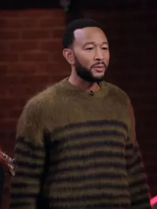 The Voice John Legend Striped Sweater