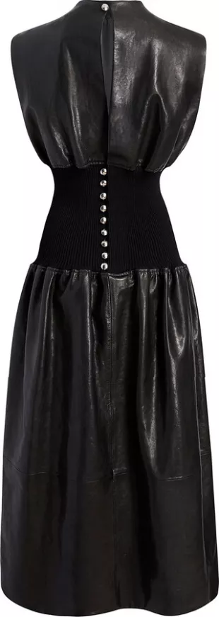 Uni Corset Leather Dress