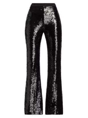 Holiday Amy Sequin Flared Pants