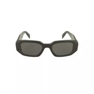 Black Plastic Rectangle Sunglasses