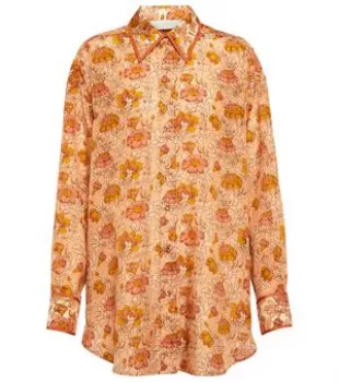 Andie Floral Habutai Silk Shirt