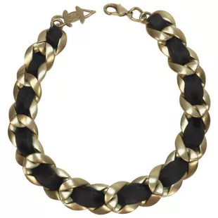 Black/Gold Chained Choker