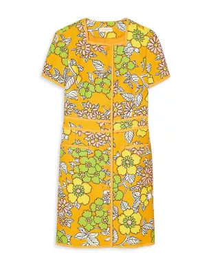 Tory Burch - Nadia Wallpaper Floral Mini Dress